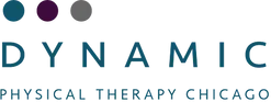 A green banner with the name of a therapist.